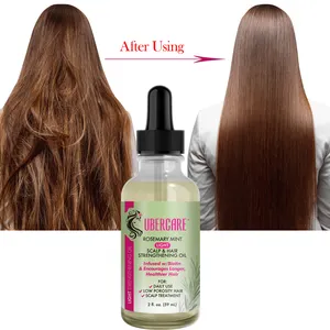 Factory Sales Improves Scalp Health Shine Encourage Healthier Rosemary Mint Light Scalp & Hair Strengthening Oil