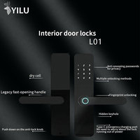 Cerradura Inteligente TT Lock Tuya Personalizada de Fábrica, Cerradura Digital Biométrica Multifunción con Huella Dactilar y Contraseña para Puerta de Entrada