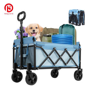 Chariot de jardin pliable compact et robuste pour l'extérieur, la plage et le camping - Product Image 1