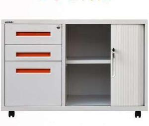 Metal Filing <b>Cabinet</b> Rolling Pedestal <b>Cabinet</b> Lock Mobile Pedestal 3 Drawers Mobile File <b>Cabinet</b> Assembly - Product Image 2