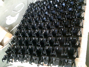Attelage de remorquage robuste pour tracteur, barre carrée WDH, revêtement noir en poudre, charge utile maximale 600 lb, par Skyscraper Tower - Product Image 5
