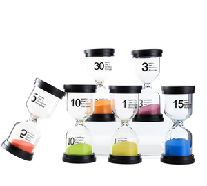 Reloj de Arena de Diseño Feng Shui Hecho a Mano, 1-30 Minutos, 6 Piezas, 1 Juego - Product Image 4