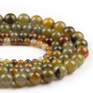 Pulsera de Cuentas de Cristal Curativas 100% Naturales de <span class=keywords><strong>Granate</strong></span> Tsavorita <span class=keywords><strong>Verde</strong></span> de 6/8/10mm Zhe Ying, Piedras Preciosas Sueltas para Fabricación de Joyería, Hecho en China - Product Image 4