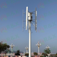 Éolienne verticale 5 kW 10 kW 20 kW, générateur triphasé à aimant permanent, sortie 96 V-380 V, diamètre de rotor personnalisé