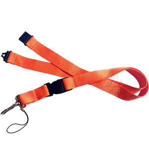 Offerta Speciale MEGA PBL010 Cordino per Fischietto 20mm Nero Liscio in Poliestere Ecologico con Gancio Staccabile e Stampa Serigrafica ID - Product Image 1