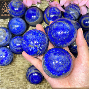 Venta al por Mayor de Esferas de Cristal Pulido con Tema de Amor Feng Shui, Cuentas de Piedras Preciosas de Lapislázuli, Aventurina y Obsidiana Roja para Decoración del Hogar - Product Image 2