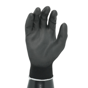Gants de sécurité de travail ultra-légers en polyester avec revêtement en PU sur la paume - Product Image 5