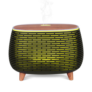 Diffuseur d'huiles essentielles ultrasonique silencieux de bureau haut de gamme, avec lumière d'ambiance colorée, humidificateur d'air, directement de l'usine - Product Image 5