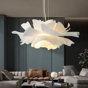 Lampadario a Sospensione Nordico Minimalista in Acrilico con Doppio Petalo, <span class=keywords><strong>Design</strong></span> Creativo per Soggiorno, Mansarda e Ingresso - Product Image 1