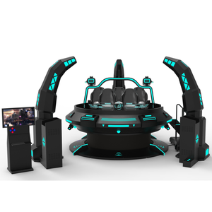เก้าอี้เกมมิ่ง UFO 5 ที่นั่ง 360 องศา สำหรับเล่นเกมในร่ม โครงโลหะและพลาสติก ยิงปืน 9 มิติ - Product Image 2