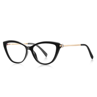 Nuevo Marco Óptico TR para Mujer, de Alta Calidad, Anti Luz Azul, Venta al por Mayor, Marco de Gafas de Ojo de Gato, a la Moda