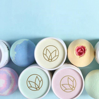 Personnalisé tube rond de boîte d'emballage de bombe de bain, boîte-cadeau exfoliante en gros pour les produits de soin de la peau, fabricant de carton