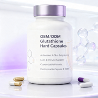 Capsules dures de L-Glutathion réduit avec Vitamine C en gros OEM, certifiées Halal, sous marque privée, Complément nutritionnel