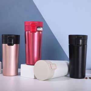 Termo de Lujo Aislado sin BPA, el Más Vendido, con Tapa de Botón de Resorte, Tazas y Platillos al por Mayor - Product Image 6