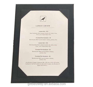 NOUVEAU Table A4 Stand <span class=keywords><strong>Menu</strong></span> Covers <span class=keywords><strong>Restaurant</strong></span> - Product Image 1