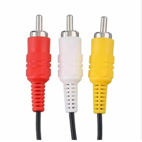 Câble de conversion AV 1.8m Audio Vidéo vers 5 RCA Câble AV Câble vidéo TV pour PS2/PS3 PS Game TV