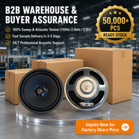 Haut-parleur amplificateur à bordure en tissu de 3 pouces avec aimant interne 2 ohms 5W