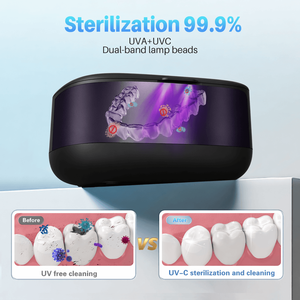 <span class=keywords><strong>Limpiador</strong></span> Ultrasónico Eléctrico Pequeño <span class=keywords><strong>de</strong></span> Acero Inoxidable con Frecuencia <span class=keywords><strong>de</strong></span> 52KHz para Aparatos Dentales y Piezas Pequeñas en el Hogar OEM/ODM - Product Image 2