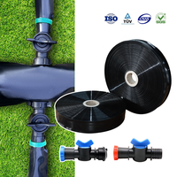 Tuyau d'arrosage en plastique à jet laser pour l'agriculture et le jardin, système d'irrigation, micro-asperseur avec trous percés au laser 20 mm