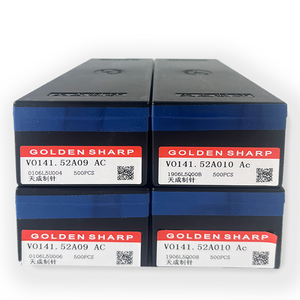 Ferri da maglia affilati dorati marca originale per macchine circolari - Product Image 2