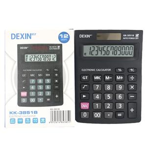 เครื่องคิดเลขตั้งโต๊ะ Dexin KK-3851B 12 หลัก ใช้พลังงานสองระบบ สำหรับสำนักงาน การเงิน และการใช้งานทั่วไป - Product Image 1
