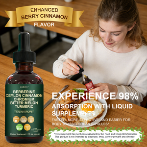 Органические травяные капли берберина OEM с перцем для поддержки иммунитета у взрослых, 60 мл, 2 мл ежедневная доза, не для беременных женщин - Product Image 6