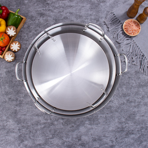 Wok épaissi <span class=keywords><strong>de</strong></span> qualité commerciale pour restaurants, wok traditionnel en acier, antiadhésif, à fond rond, pour sauté - Product Image 2