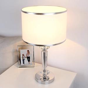Luxury American Style Crystal Table Lamp for Bedroom Living Room Simple Modern Design Warm Romantic <b>Lighting</b> for Home Use B&B - Product Image 3