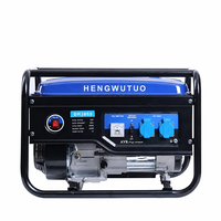 Générateur à essence HDH3800 3000W AVR avec double prise AC, disjoncteur, moteur OHV, cadre ouvert portable 220V