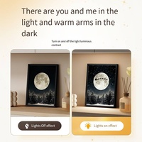 Nuit enneigée Bluetooth Audio image Tiktok Offre Spéciale noël lumière LED peinture lampe peinture lumière décorative Art peinture