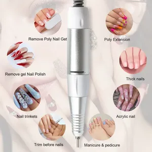 เครื่องเจียรเล็บไฟฟ้า 35000 รอบต่อนาที 5 ขา พร้อมด้ามจับสำหรับทำเล็บมือและเล็บเท้า อะไหล่ปากกาสำหรับทำเล็บมือและเล็บเท้า อุปกรณ์เสริมความงาม ABE - Product Image 2