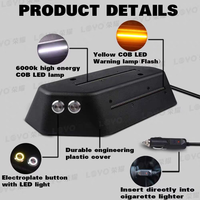 Feu arrière de chargement à LED avec batterie intégrée pour Jeep Wrangler JL 18-24, lumière du jour 6000K, indice de protection IP65, angle de faisceau 120°, commande par interrupteur