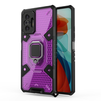 Coque de téléphone hybride en TPU, étui rigide Transparent à béquille pour Xiaomi Redmi Note 10 Pro à support de voiture