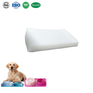 Caoutchouc de silicone précipité HTV, dureté 80 Shore A, pour la fabrication de tapis d'alimentation pour animaux de compagnie - Anti-dérapant - Product Image 1