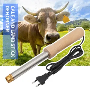 Écorneur électrique pour bovins, chèvres, bovins, veaux, cornes de coupe, poignée de machine, avec tête en cuivre