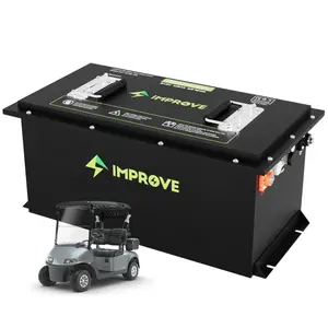 Commercio all'ingrosso 105ah 150ah 24v 36 volt pack 60v 36 v 48 volt 100ah ioni elettrico 48 v lifepo4 batterie al litio golf cart per club car