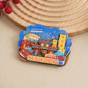 Artisanat en résine tridimensionnel de ville <span class=keywords><strong>japonaise</strong></span>, artisanat en métal, aimant écologique, souvenir touristique, autocollant pour réfrigérateur - Product Image 1