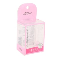 Boîte d'emballage transparente en PET pour produits cosmétiques pliables avec logo personnalisé