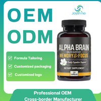 Complément Nootropique Alpha Brain |   Soutient la mémoire, la concentration et les fonctions cognitives avec L-Théanine, Bacopa et Huperzine A - 30 Capsules