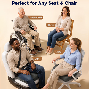 Cojín de Asiento Ergonómico Ortopédico en Forma de U 2024, Antiescaras, Corrección de Postura al Sentarse, para Oficina y Automóvil, con Espuma Viscoelástica - Product Image 5