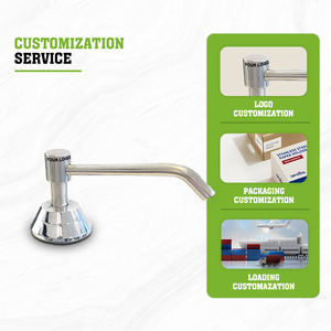 Distributeur de savon mural FANDA anti-fuite en acier inoxydable 1000ML, design moderne et écologique, fabriqué à Taïwan, pour usage au bureau, garantie 1 an - Product Image 5