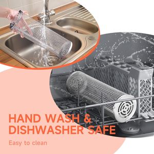 ตะกร้าปิ้งย่างแบบพับได้ ด้ามจับไม้ธรรมชาติ พกพาสะดวก สำหรับแคมป์ปิ้งและปิกนิกกลางแจ้ง ขายส่ง - Product Image 5