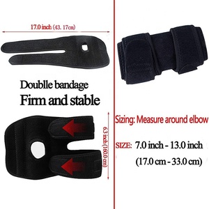 Neoprene cẳng tay ban nhạc khuỷu tay viêm gân cú đúp với Breathable nén cho quần vợt khuỷu tay - Product Image 4