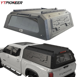 Oferta: Cubierta de Caja de Camioneta de 5.5 pies y 6.5 pies, Carcasa de Aluminio para Camioneta, Compatible con <span class=keywords><strong>Toyota</strong></span> <span class=keywords><strong>Tundra</strong></span> Doble Cabina 2023, 2025 y 2026 - Product Image 1
