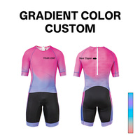 Combinaison de triathlon personnalisée pour homme, fermeture éclair arrière, manches courtes, uniforme de club, sublimation, combinaison de triathlon une pièce, ODM