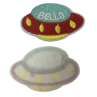Écusson de broderie personnalisé petit astronaute papillon chat chien lettre appliques thermocollantes pour artisanat cadeau chaîne magasin supermarché