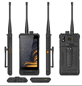 Ponsel Pintar Octa-core, Langsung dari Pabrik 5 Inci Android Tahan Ledakan 128G Rugged ATEX dengan Sidik Jari NFC Fungsi PTT