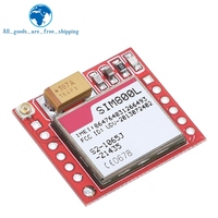 TZT Mini plus petit SIM800L GPRS GSM Module carte MicroSIM noyau carte sans fil quad-bande TTL Port série avec antenne bricolage