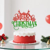 2026 Neujahr Weihnachten Cake Topper Cupcake Ornamente Back dekoration Frohes Neues Jahr Kuchen Dekorieren Party zubehör