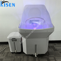 Luxe Bac Head Spa Thérapie Lavage Des Cheveux Pas De Plomberie Portable Shampooing Bassin Évier Avec Réservoir D'eau 60l et Réservoir D'eau Sale 18l